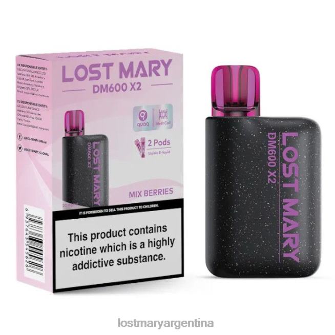 mezclar bayas Lost Mary Flavours | vape desechable perdido mary dm600 x2 NN04D196